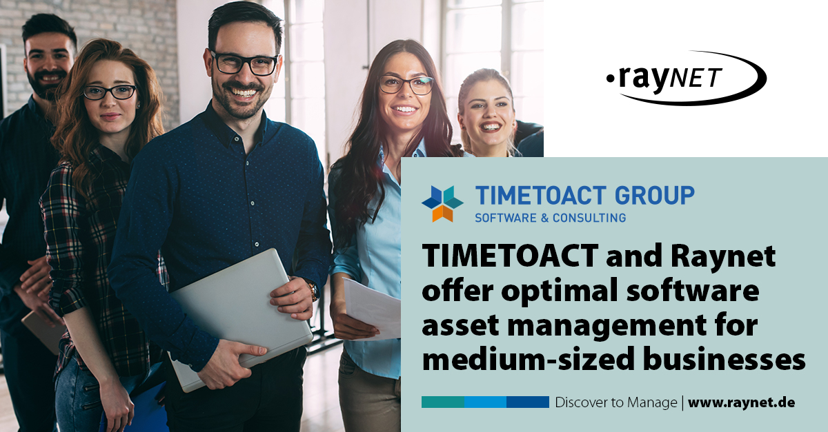 TIMETOACT and Raynet offer optimal software asset management for medium-sized businesses