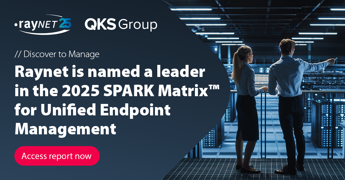 Raynet positioned as a Leader in the 2025 SPARK Matrix™ for Unified Endpoint Management (UEM) by QKS Group